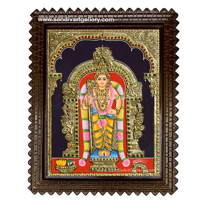 Murugar Tanjore Painting 8