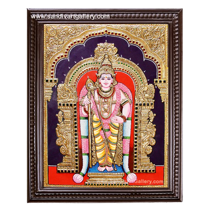 Murugar Tanjore Painting 9