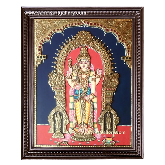 Thiruchendur Murugan Tanjore Painting 2