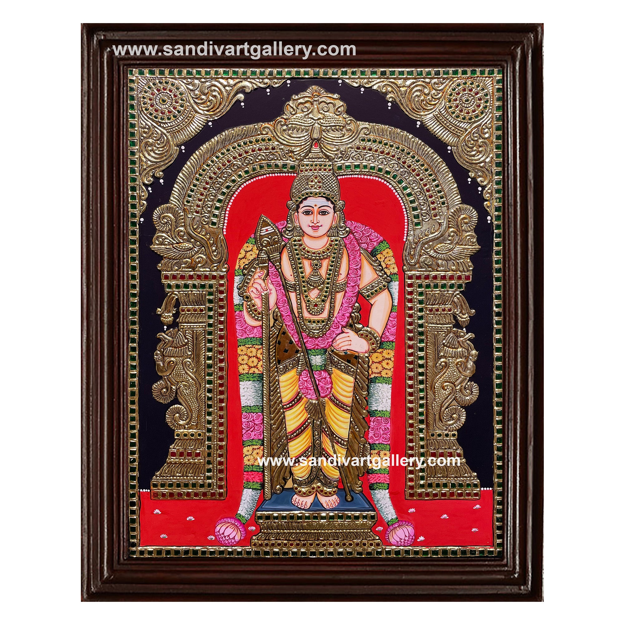 Murugar Tanjore Painting 10