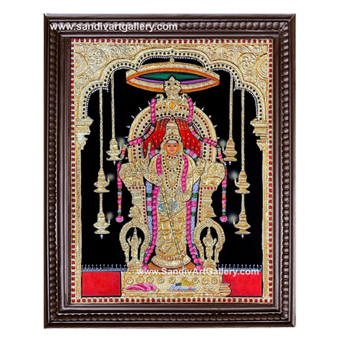 Thiruchendur Murugan Tanjore Painting 4
