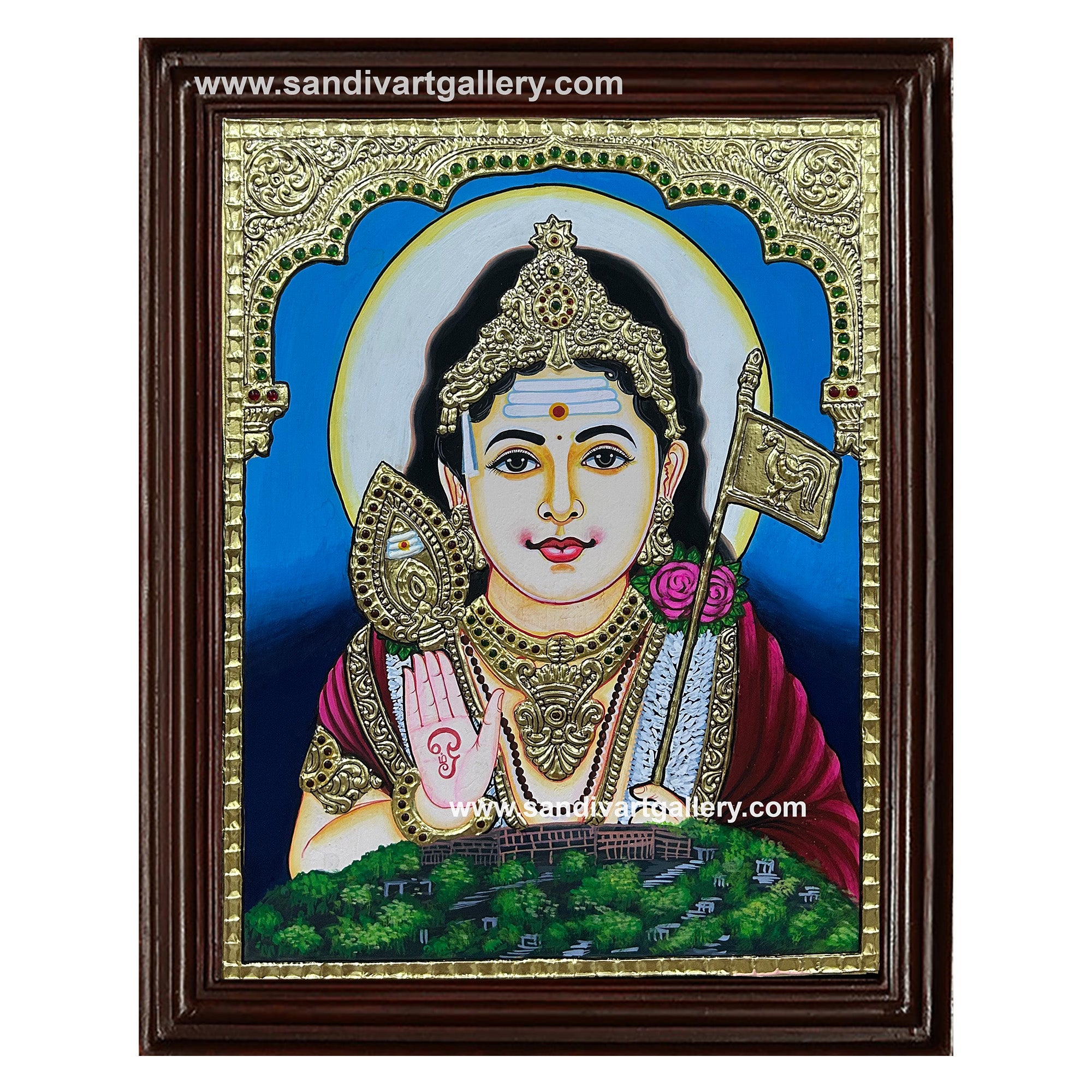 Subramanya Swamy Tanjore Painting 3