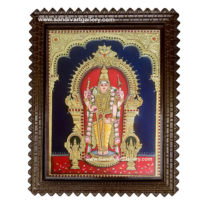 Thiruchendur Murugar Tanjore Painting