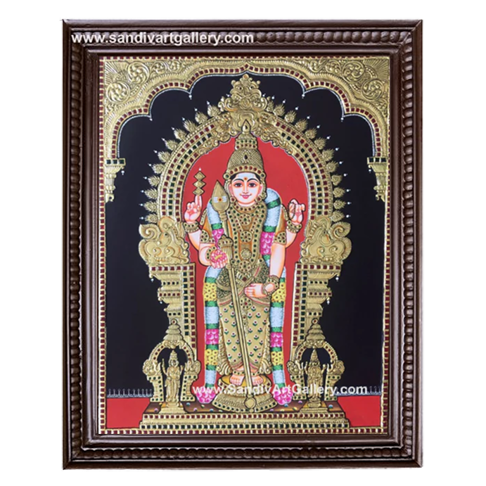 Murugan Tanjore Painting 11