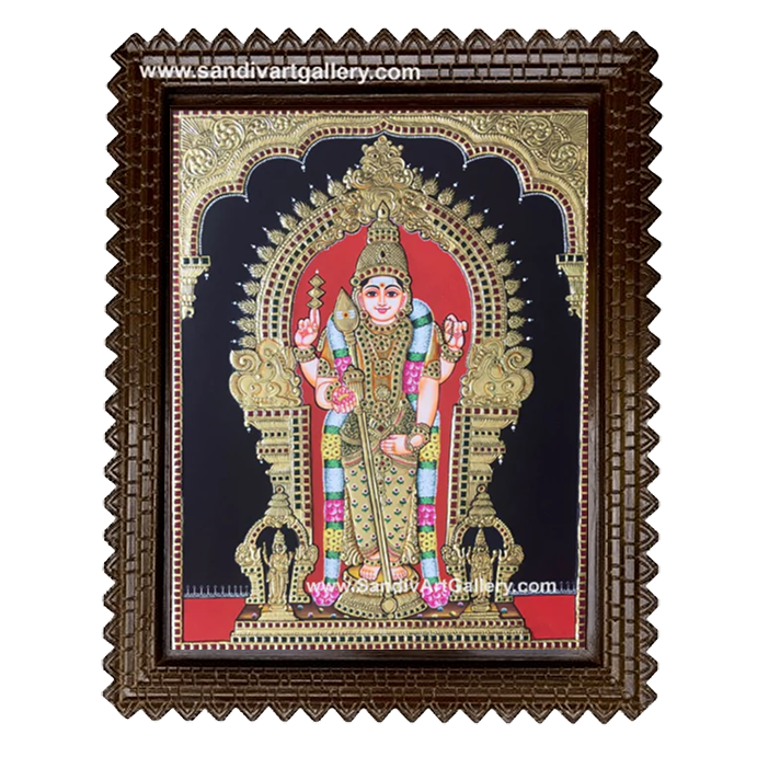Murugan Tanjore Painting 11