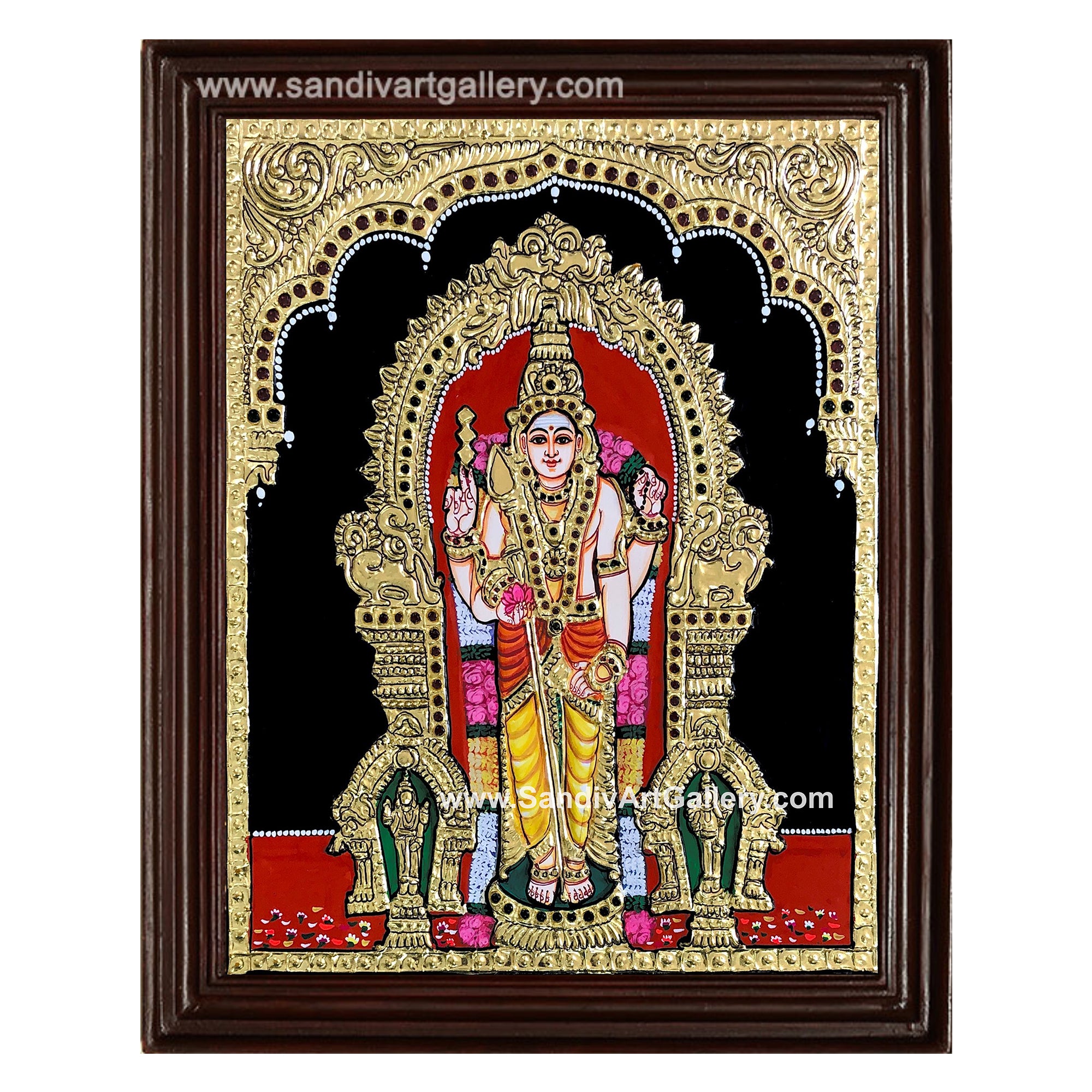 Thiruchendur Murugan Tanjore Painting 5