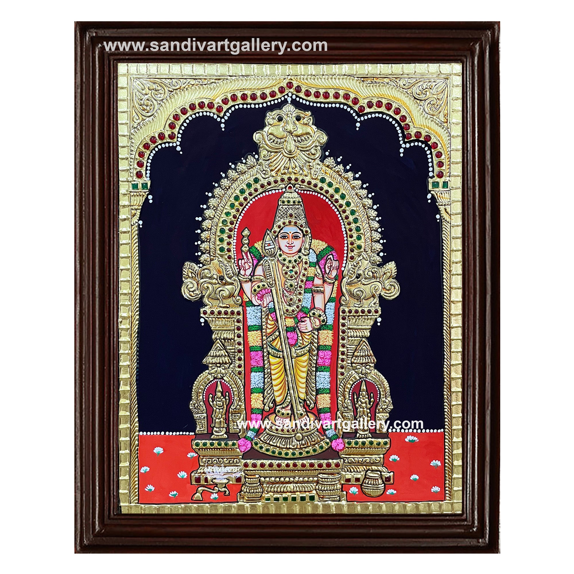 Murugan Tanjore Painting 13