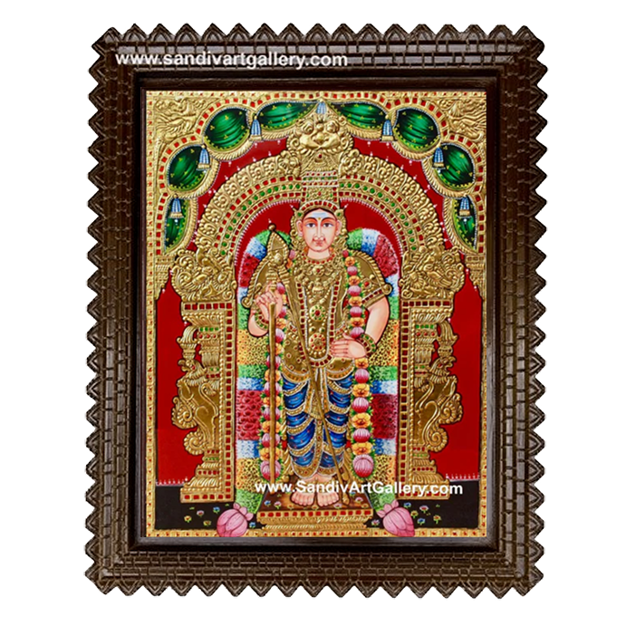 Murugan Tanjore Painting 13