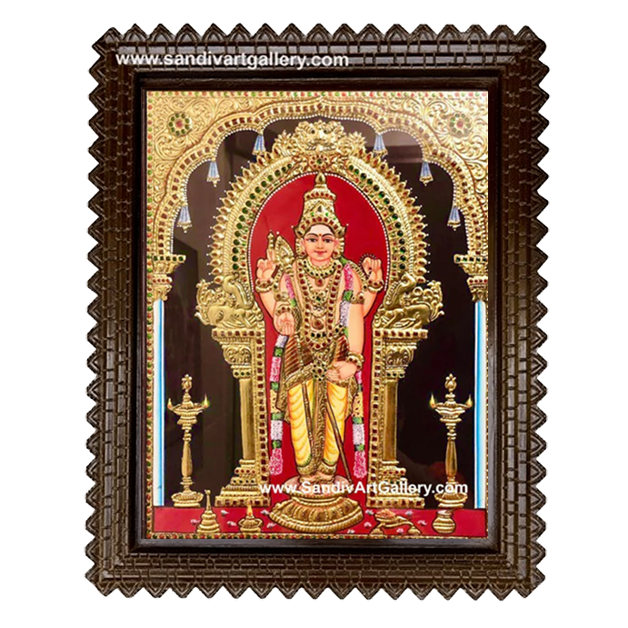 Subramanya Swamy Tanjore Painting 4