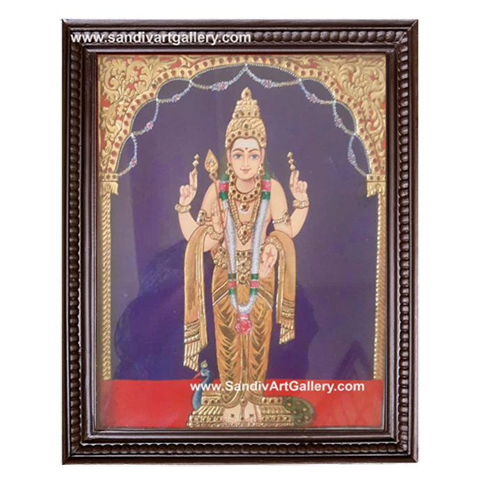 Murugan Tanjore Painting 16