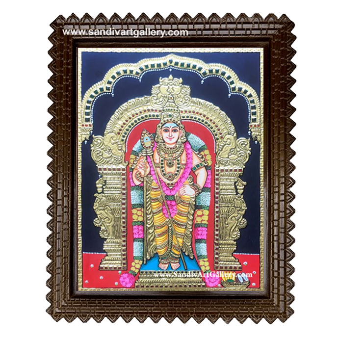 Murugar Tanjore Painting 5