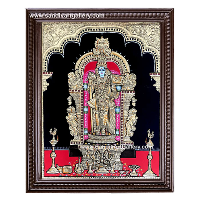Chennimalai Murugan Tanjore Painting