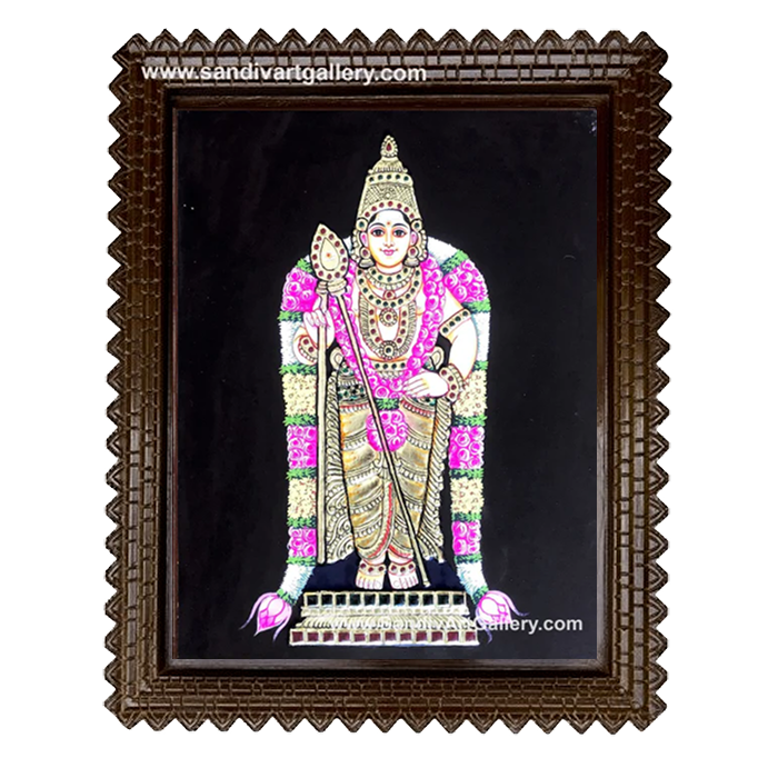 Murugan Tanjore Painting 18
