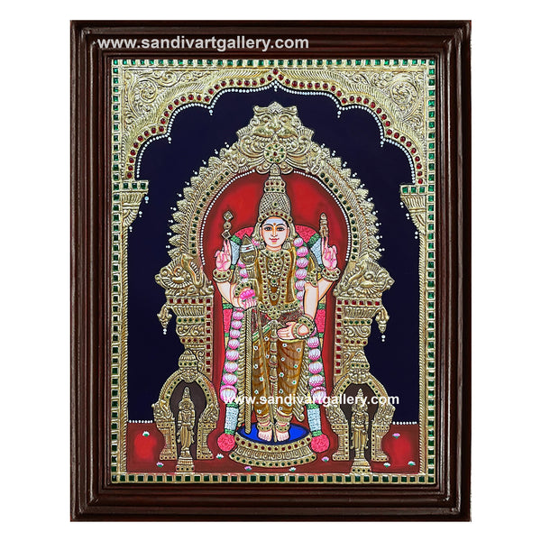 Thiruchendur Murugan Tanjore Painting 7