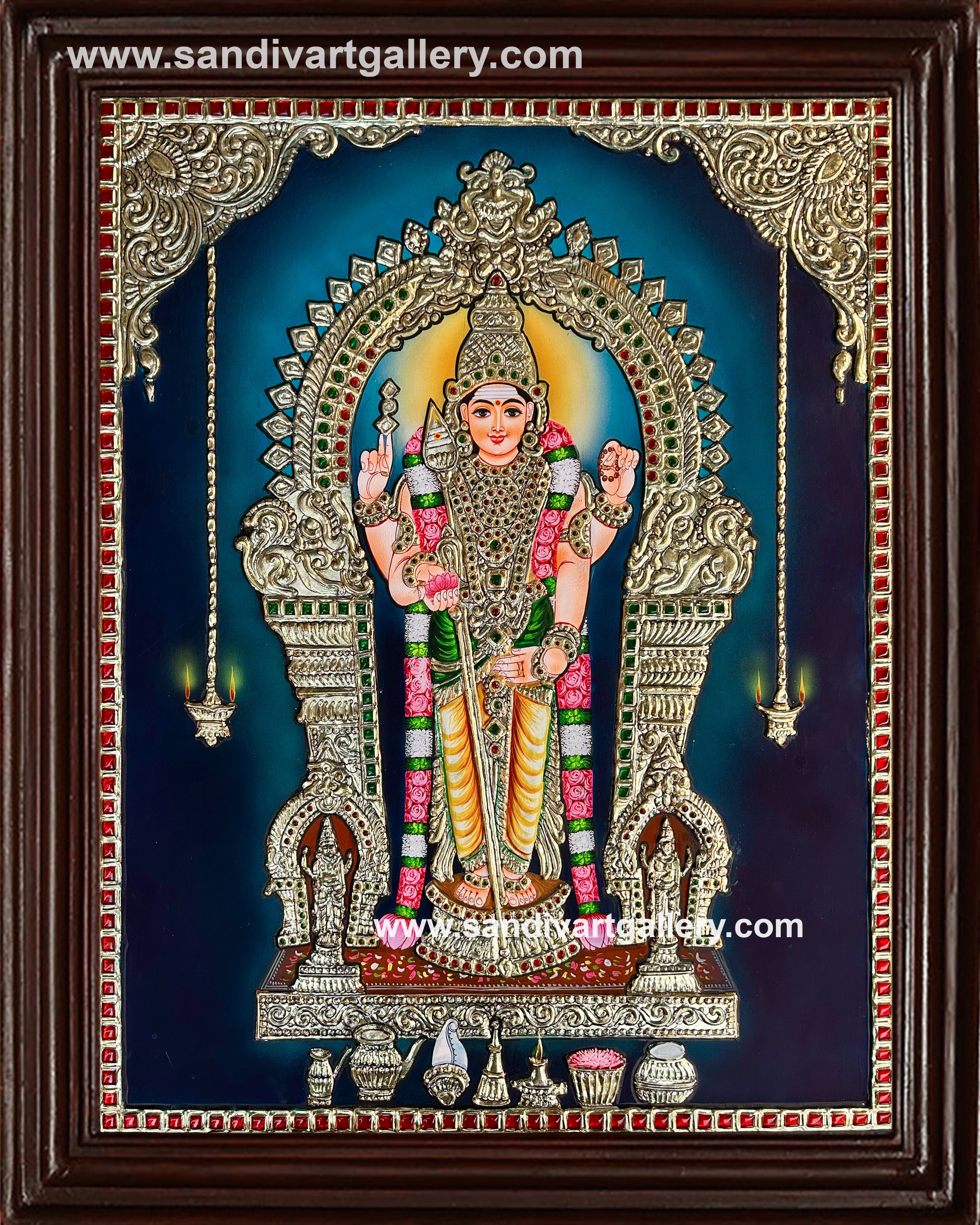 Murugan Tanjore Painting