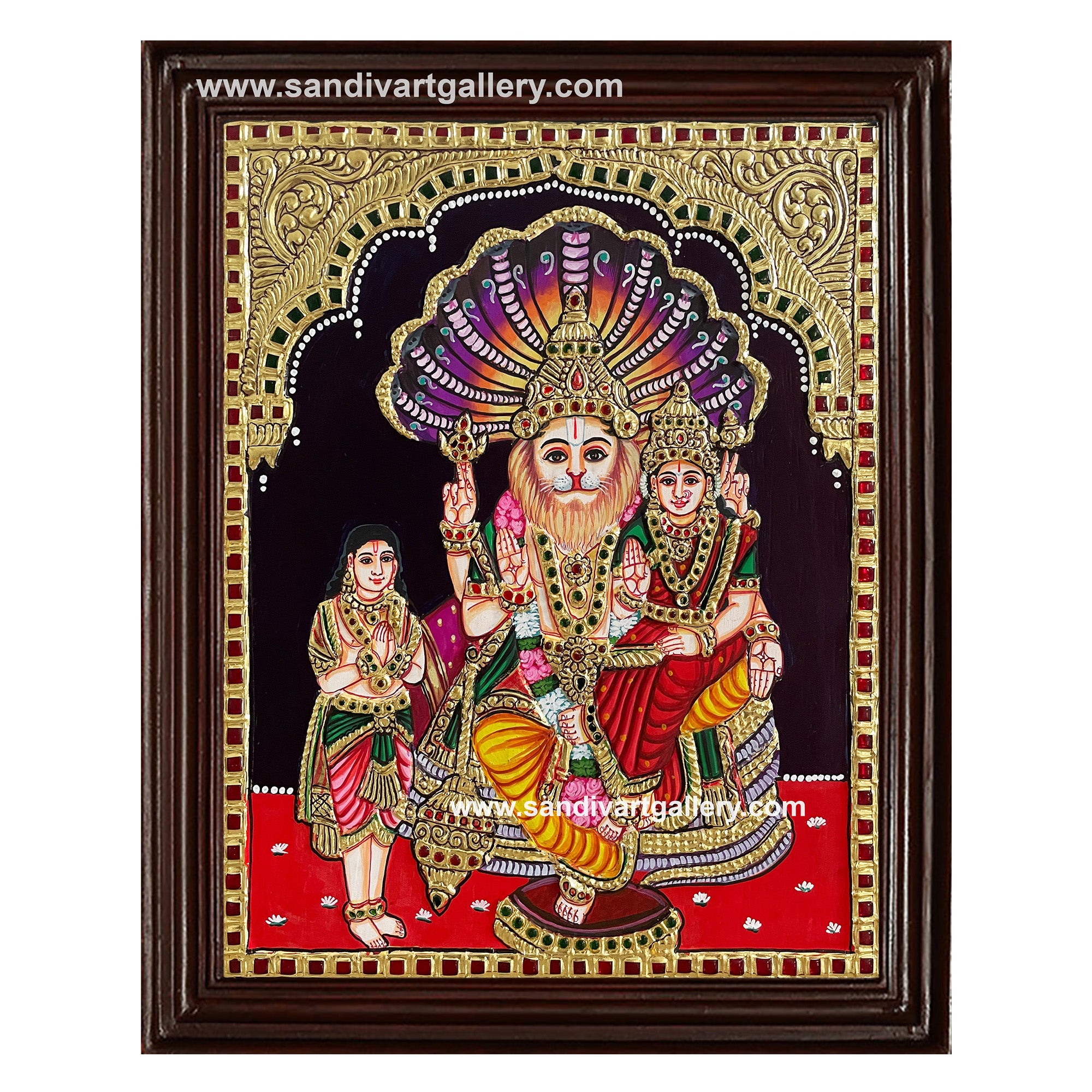 Narasimmar Tanjore Painting