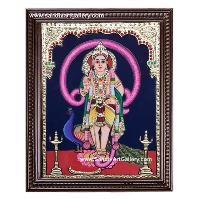 Om Murugan Tanjore Painting