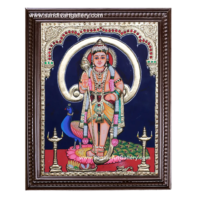 Om Muruga Tanjore Painting