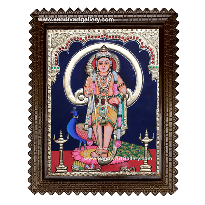 Om Muruga Tanjore Painting