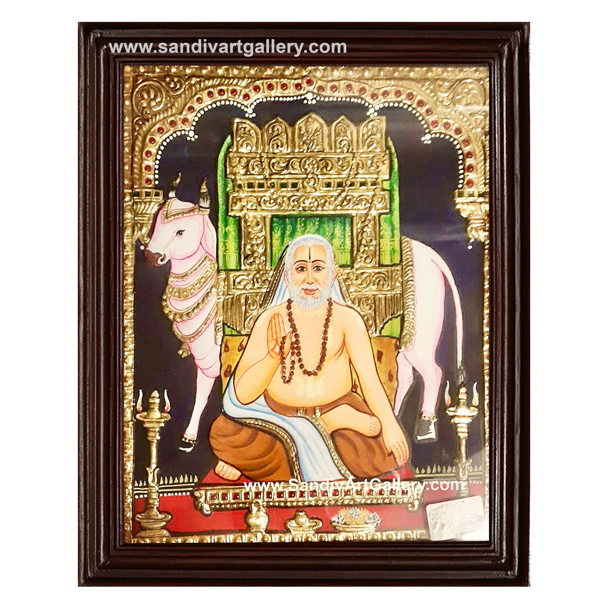 Guru Raghavendra Tanjore Painting