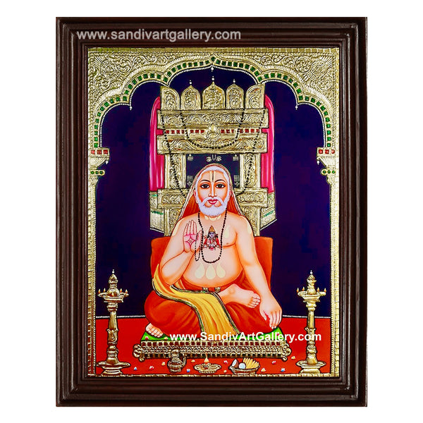 Saint Raghavendra Tanjore Painting1