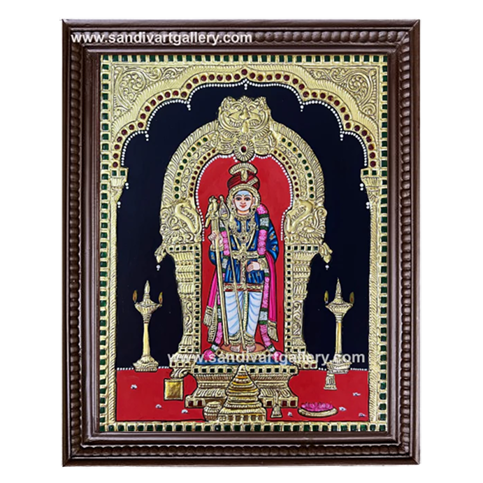 Pazhani Murugan Tanjore Painting 1