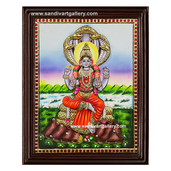 Renuka Devi 3D Embossed Tanjore Painting