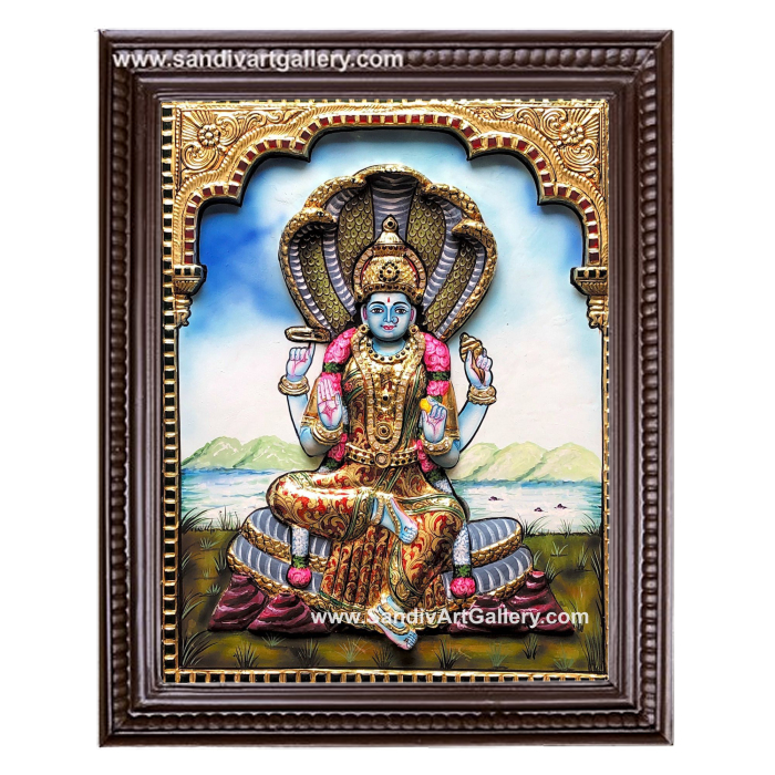 Renuka Yellama 3D Embossed Tanjore Painting