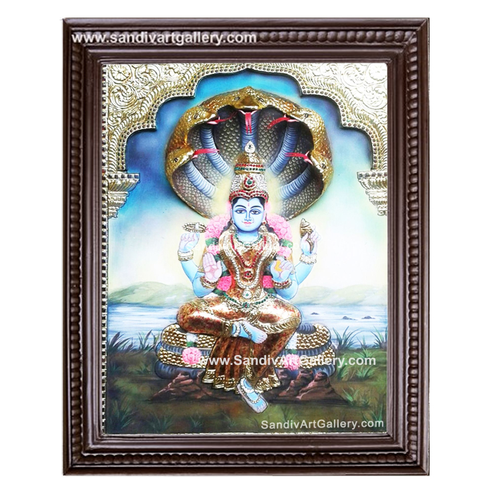 Renuga Devi 3D Embossed Tanjore Painting