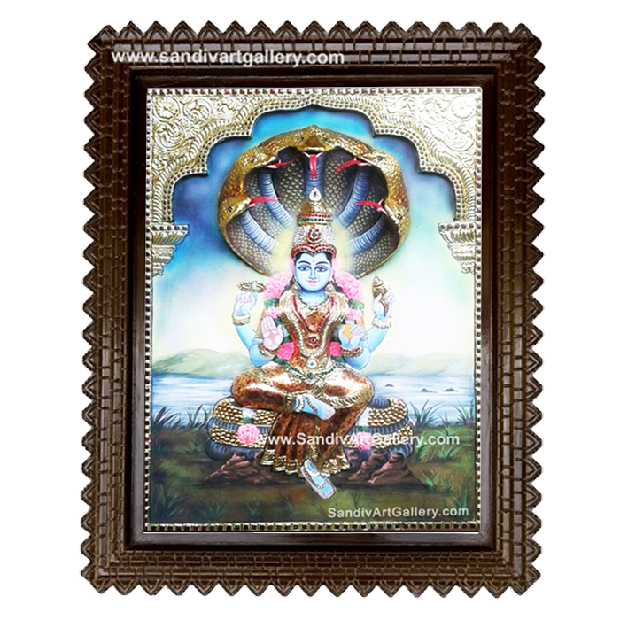 Renuga Devi 3D Embossed Tanjore Painting