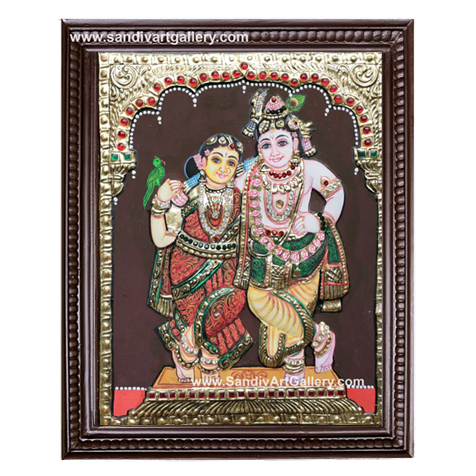 Radhe Krishna Tanjore Painting