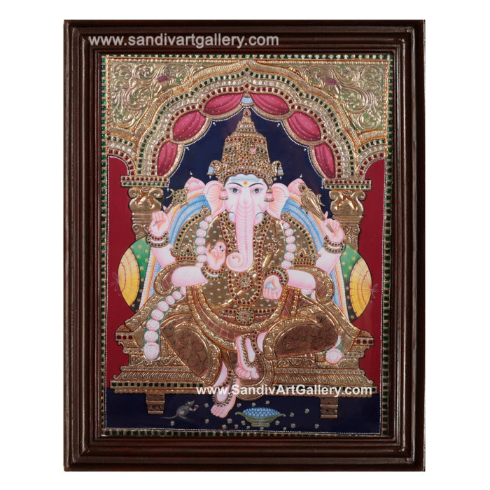 Ganesha Tanjore Painting