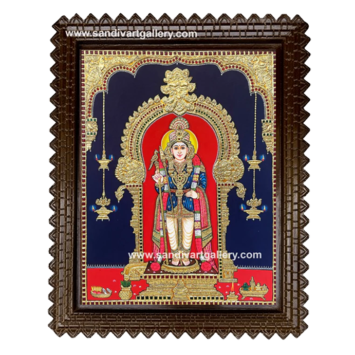 Murugan Tanjore Painting