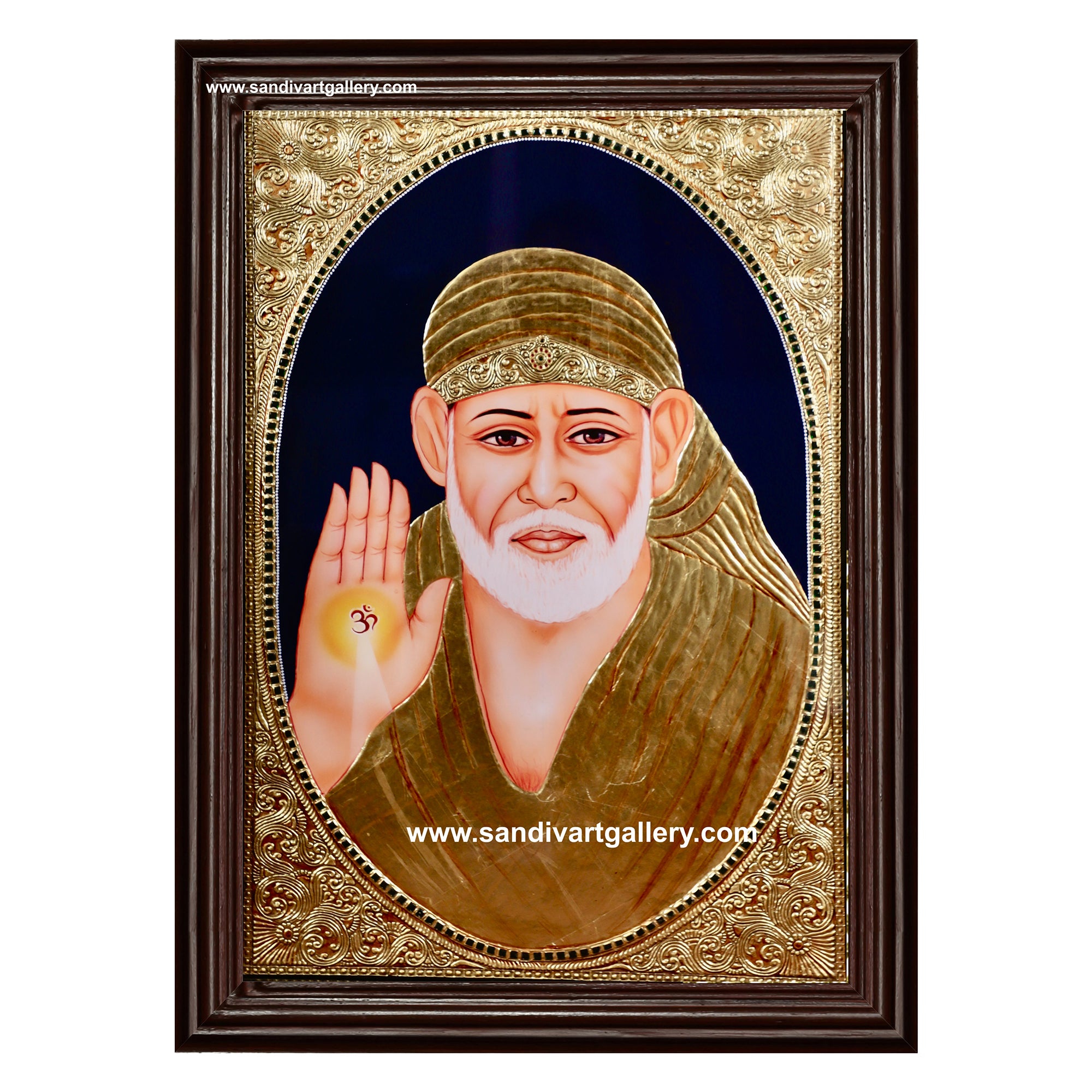 Saibaba Tanjore Painiting