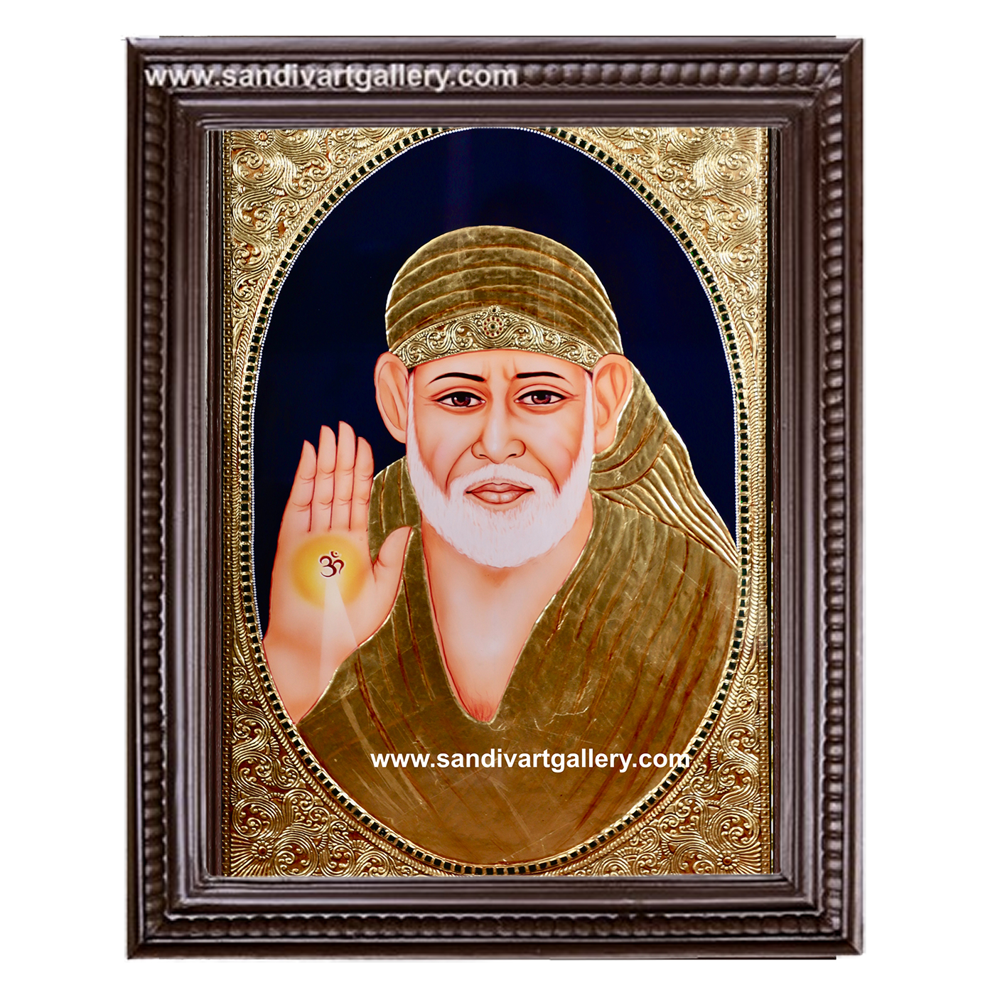 Saibaba Tanjore Painiting