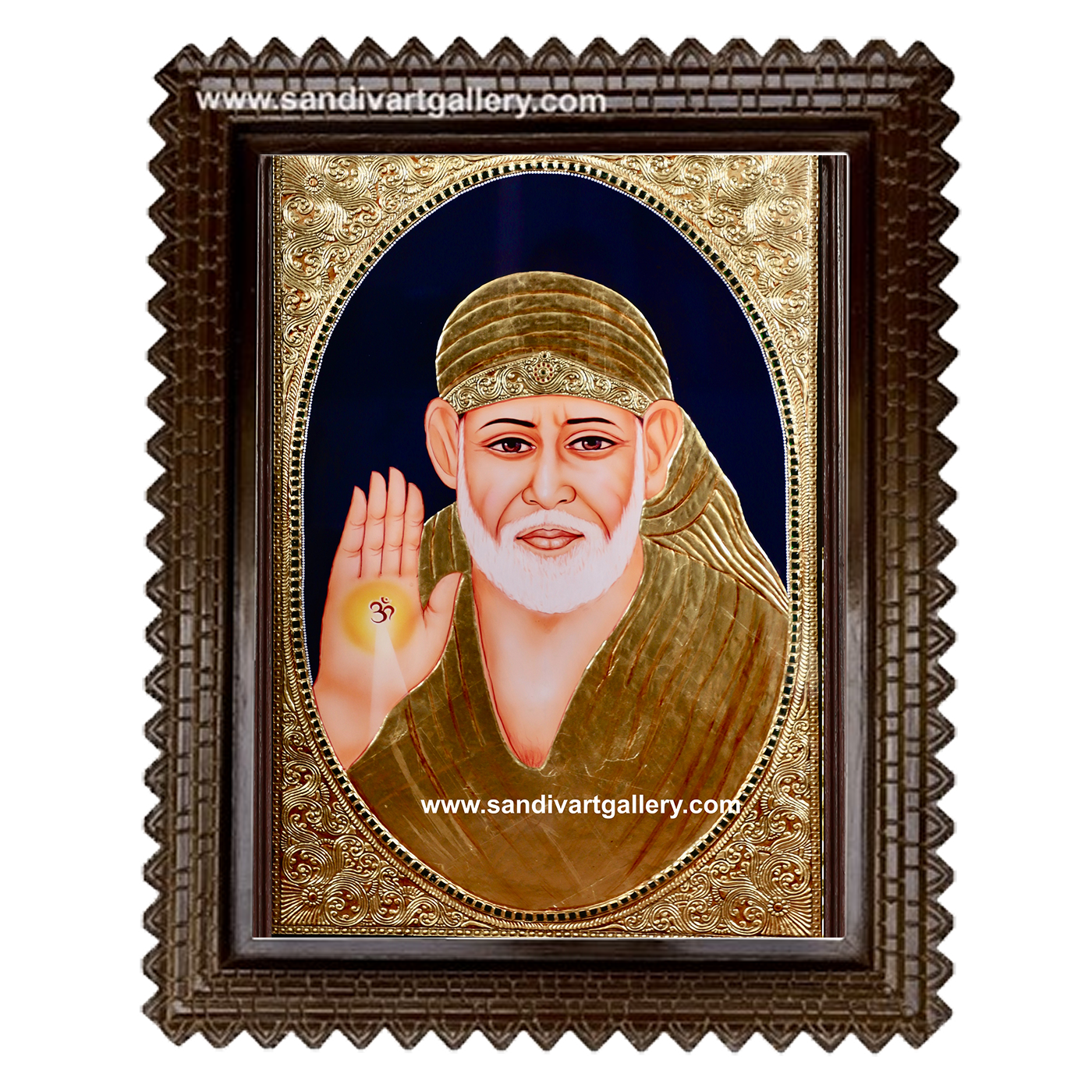Saibaba Tanjore Painiting