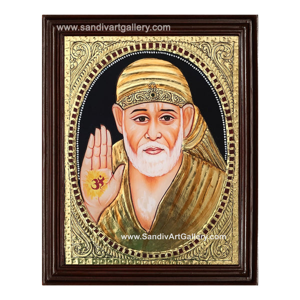 Sai baba Tanjore Painting