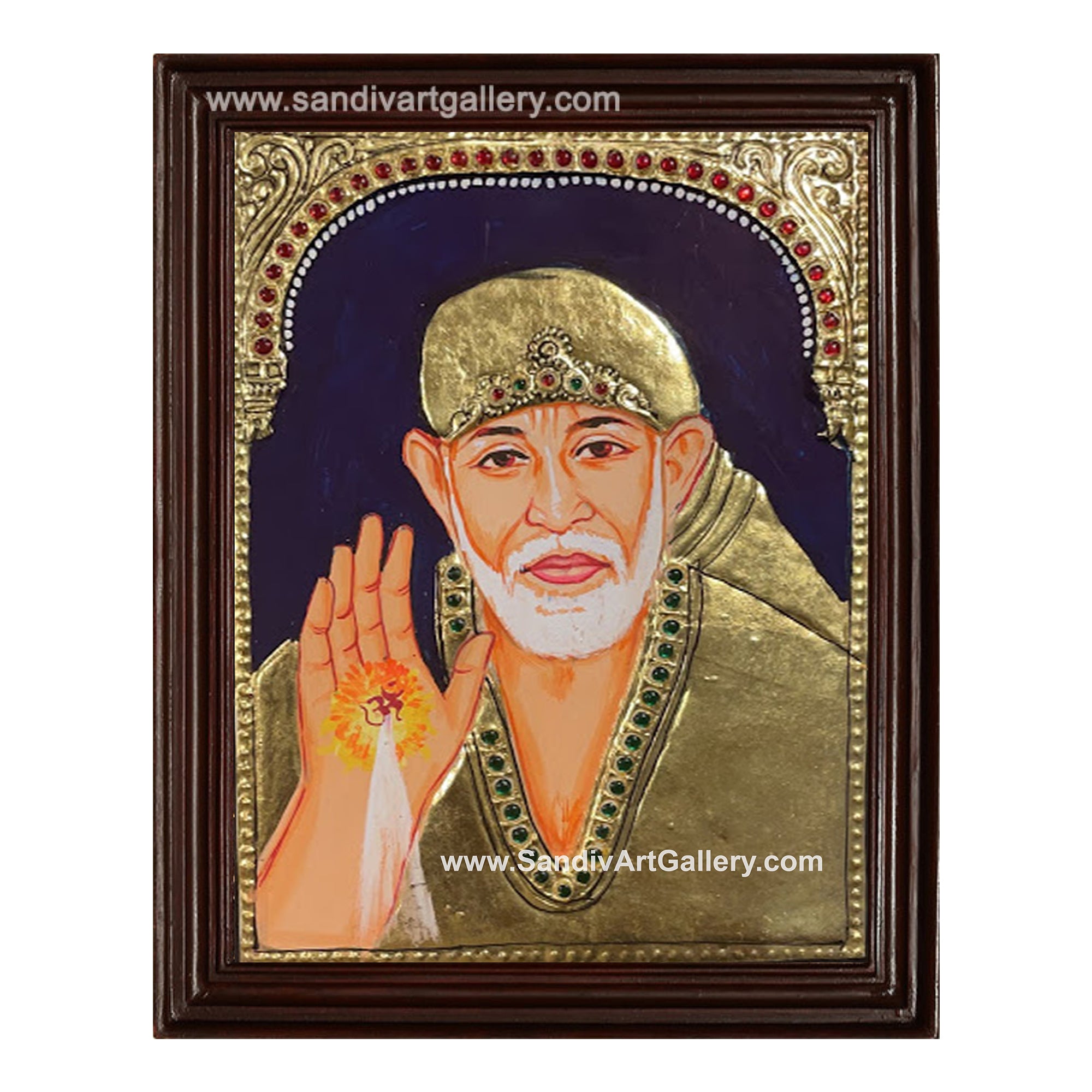 Sri Sai Nath Tanjore Painting