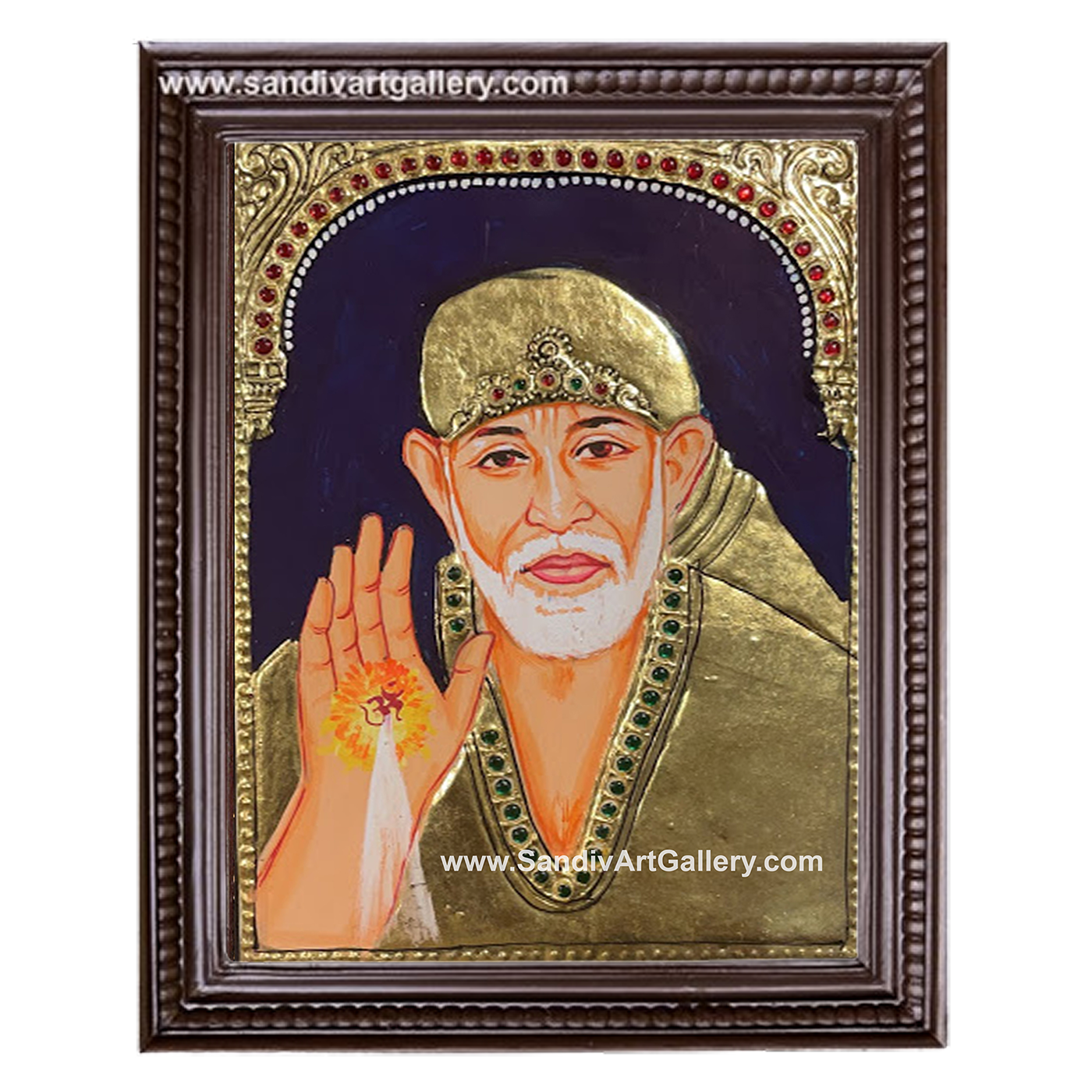 Sri Sai Nath Tanjore Painting