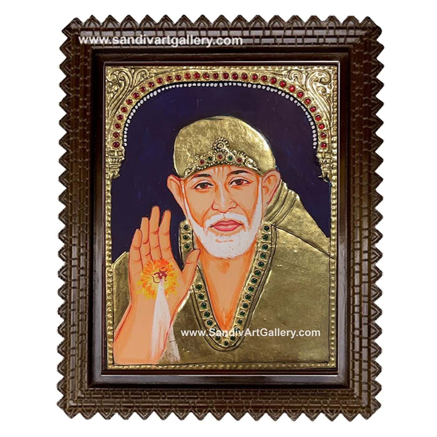 Sri Sai Nath Tanjore Painting