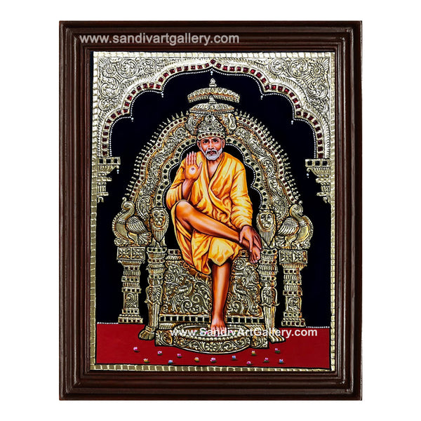 Shirdi Saibaba Tanjore Painting