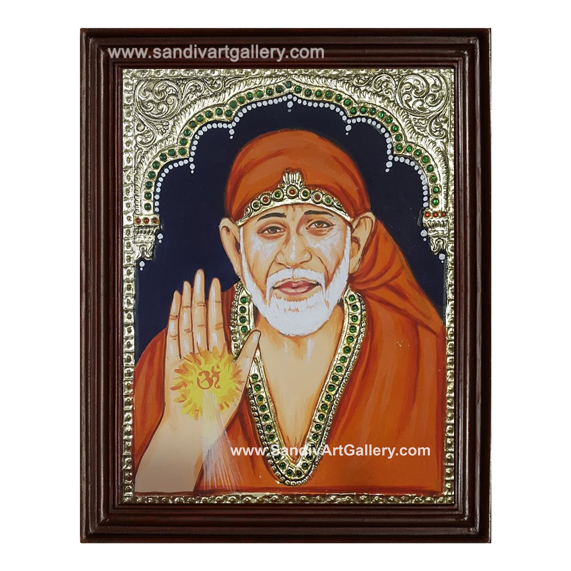 Shirdi Sai Baba Tanjore Painting