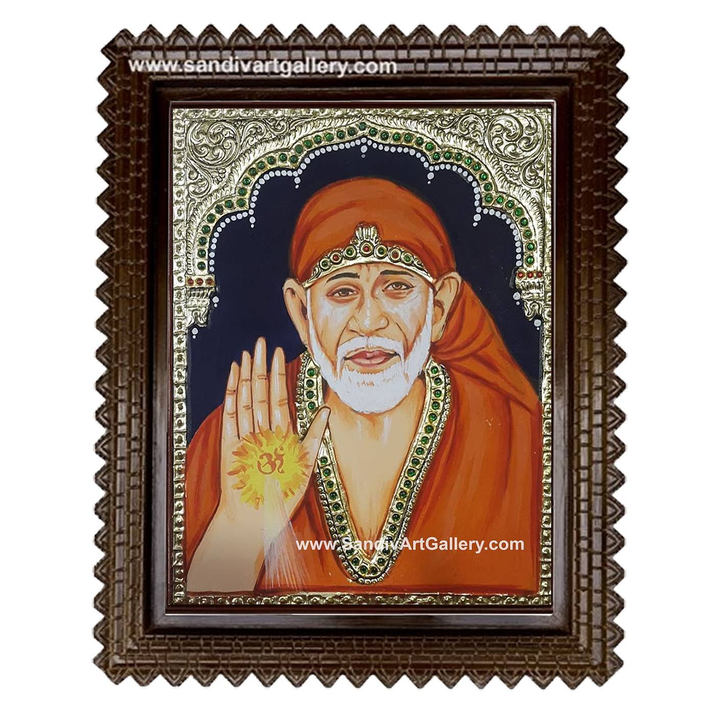 Shirdi Sai Baba Tanjore Painting