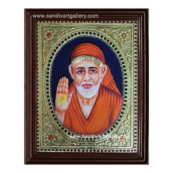 Shirdi Saibaba Tanjore Painting1