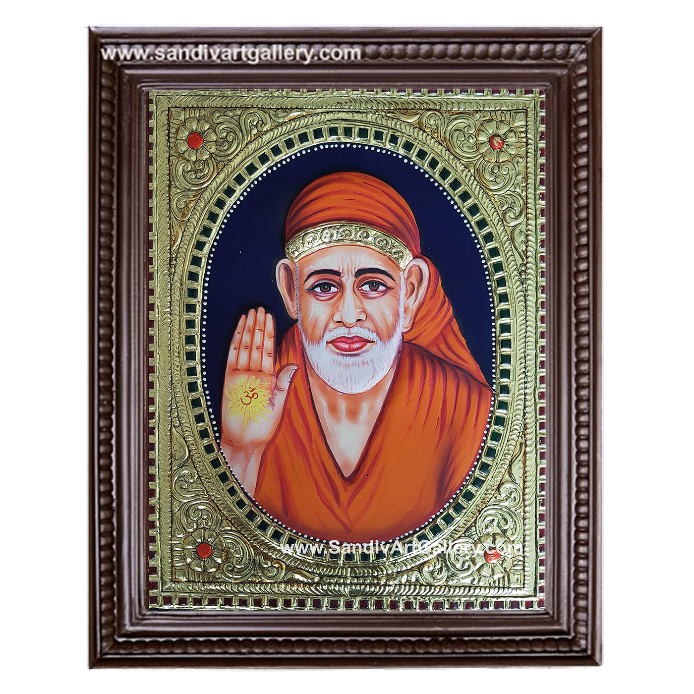 Shirdi Saibaba Tanjore Painting1