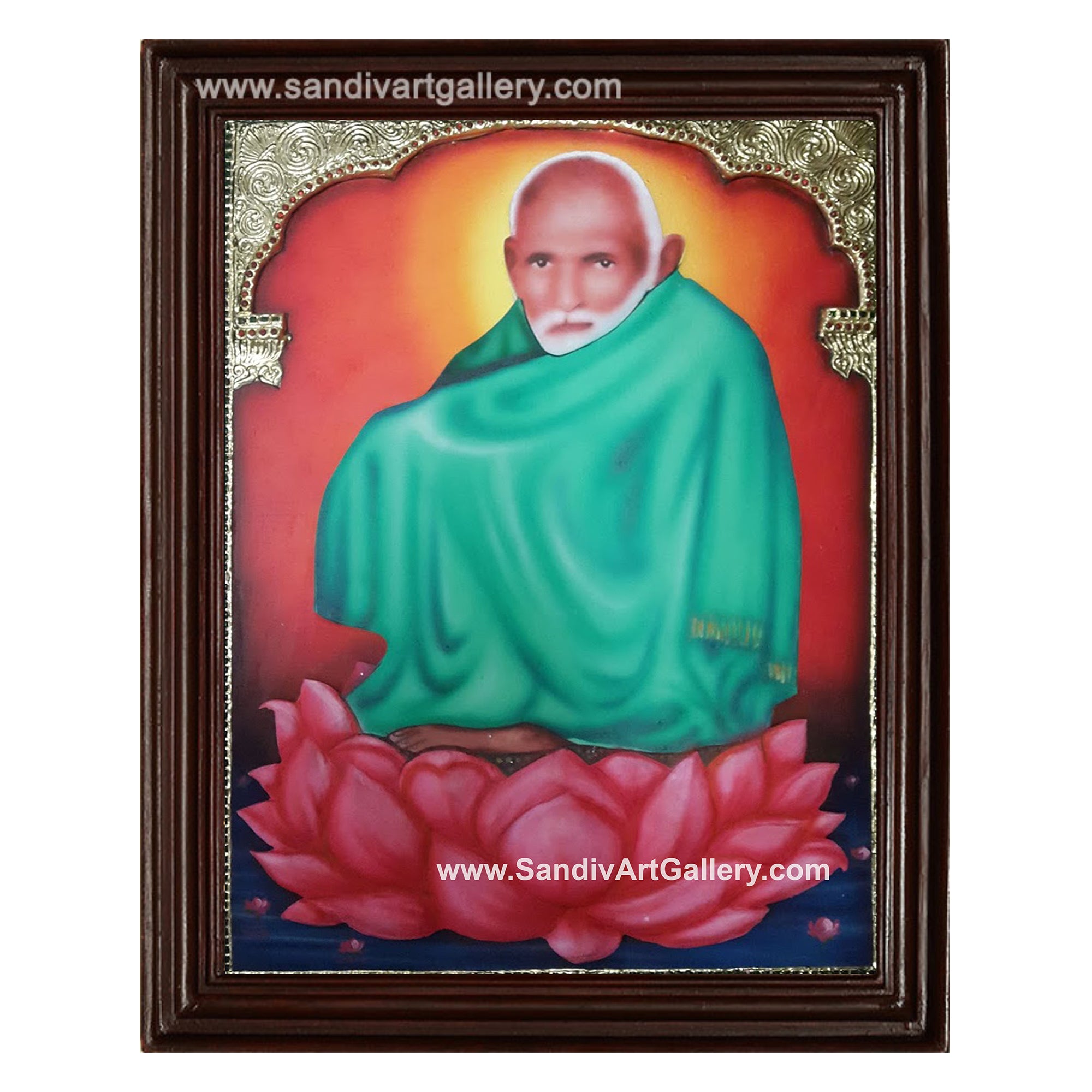 Palani Sri Manoor Swamigal Tanjore Painting