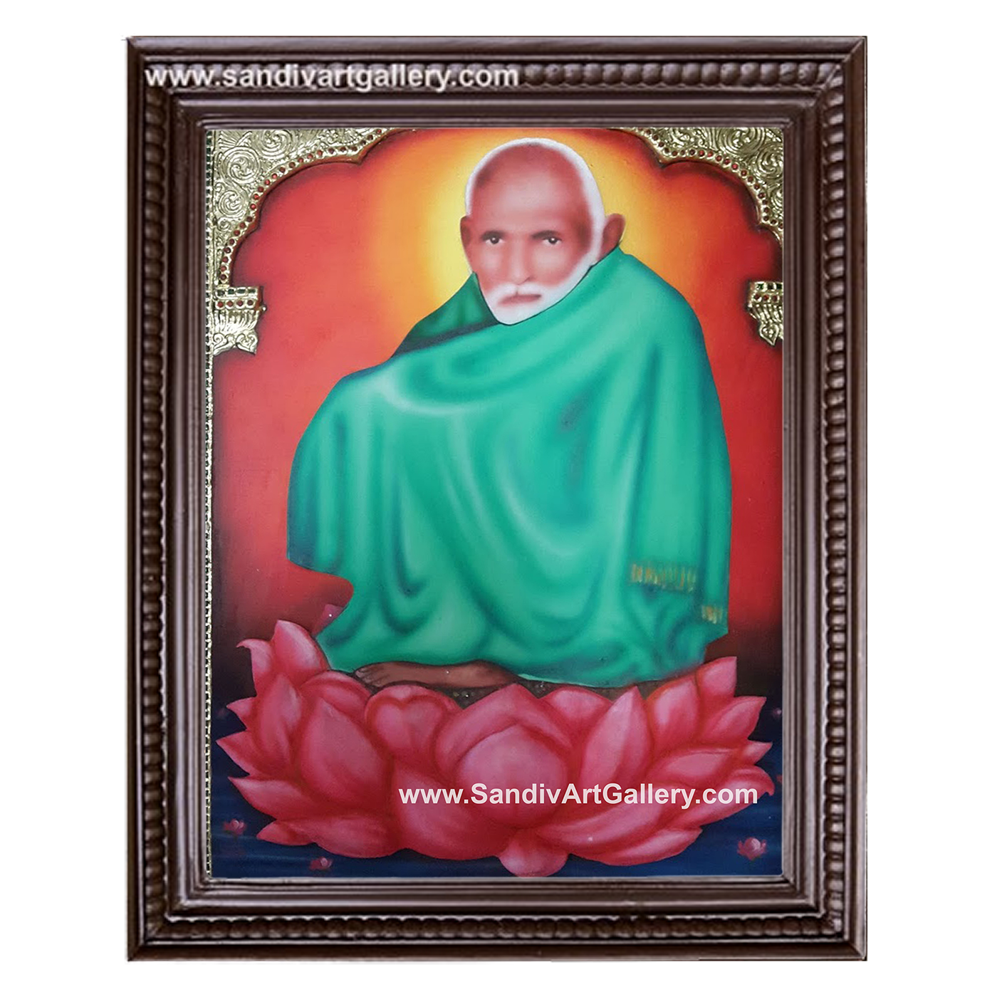 Palani Sri Manoor Swamigal Tanjore Painting