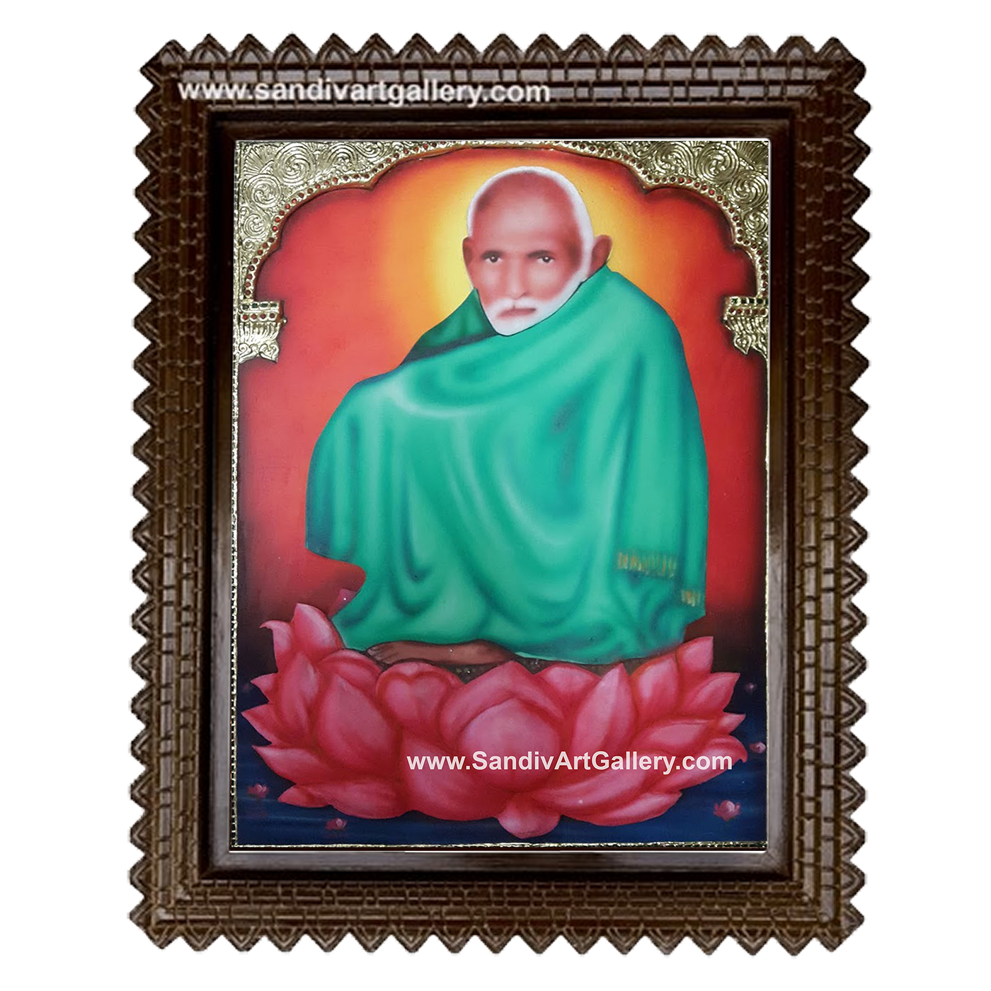 Palani Sri Manoor Swamigal Tanjore Painting