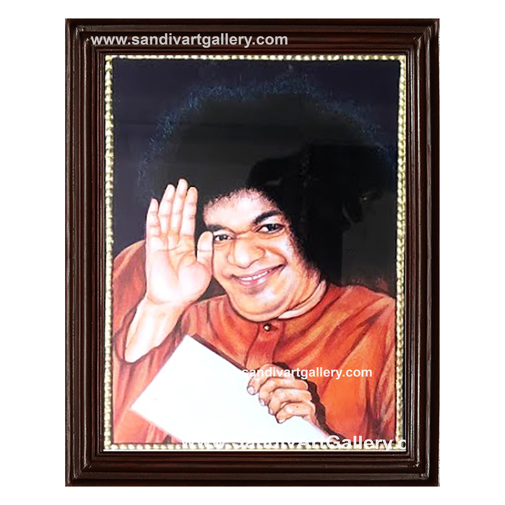 Sri Sathya Saibaba Tanjore Painting
