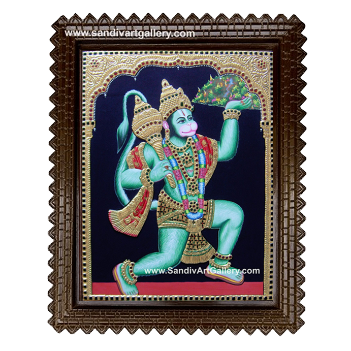 Hanuman Tanjore Painting